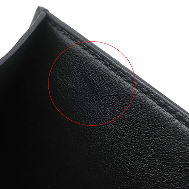 エルメス HERMES コンスタンス トゥーゴー ブラック ボックスカーフ 長財布 シルバー金具 黒 ショルダー