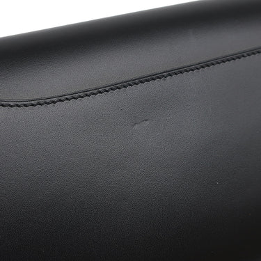 エルメス HERMES コンスタンス トゥーゴー ブラック ボックスカーフ 長財布 シルバー金具 黒 ショルダー