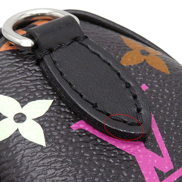 ルイヴィトン LOUIS VUITTON LV × TM ナノ･スピーディ M92644 ノワール モノグラムマルチカラー 2WAYバッグ シルバー金具 ショルダーバッグ ハンドバッグ 黒 村上隆コラボ