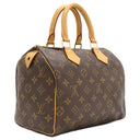 ルイヴィトン LOUIS VUITTON スピーディ 25 M41528 モノグラム モノグラムキャンバス ハンドバッグ ゴールド金具 茶 ミニボストン パドロック・鍵欠品