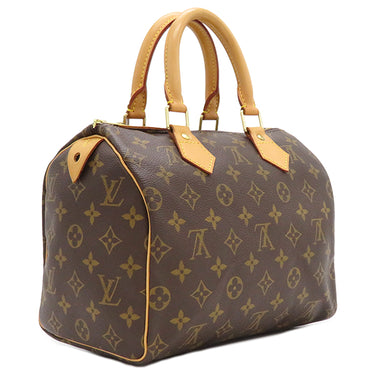 ルイヴィトン LOUIS VUITTON スピーディ 25 M41528 モノグラム モノグラムキャンバス ハンドバッグ ゴールド金具 茶 ミニボストン パドロック・鍵欠品