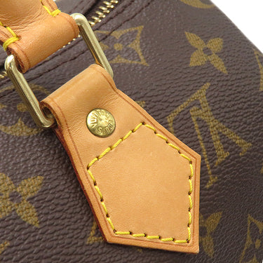 ルイヴィトン LOUIS VUITTON スピーディ 25 M41528 モノグラム モノグラムキャンバス ハンドバッグ ゴールド金具 茶 ミニボストン パドロック・鍵欠品