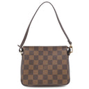 ルイヴィトン LOUIS VUITTON トゥルースメイクアップ N51982 エベヌ ダミエキャンバス ポーチ ゴールド金具 アクセサリーポーチ