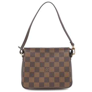 ルイヴィトン LOUIS VUITTON トゥルースメイクアップ N51982 エベヌ ダミエキャンバス ポーチ ゴールド金具 アクセサリーポーチ