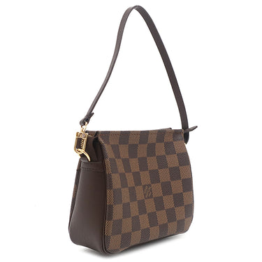 ルイヴィトン LOUIS VUITTON トゥルースメイクアップ N51982 エベヌ ダミエキャンバス ポーチ ゴールド金具 アクセサリーポーチ