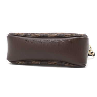 ルイヴィトン LOUIS VUITTON トゥルースメイクアップ N51982 エベヌ ダミエキャンバス ポーチ ゴールド金具 アクセサリーポーチ