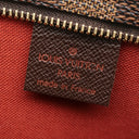 ルイヴィトン LOUIS VUITTON トゥルースメイクアップ N51982 エベヌ ダミエキャンバス ポーチ ゴールド金具 アクセサリーポーチ