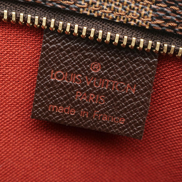 ルイヴィトン LOUIS VUITTON トゥルースメイクアップ N51982 エベヌ ダミエキャンバス ポーチ ゴールド金具 アクセサリーポーチ