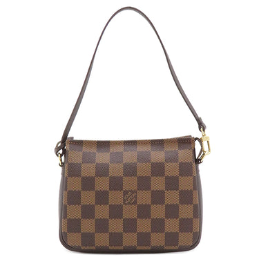 ルイヴィトン LOUIS VUITTON トゥルース メイクアップ N51982 ダミエエベヌ ダミエキャンバス ポーチ ゴールド金具 茶 アクセサリーポーチ