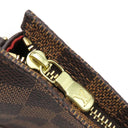 ルイヴィトン LOUIS VUITTON トゥルース メイクアップ N51982 ダミエエベヌ ダミエキャンバス ポーチ ゴールド金具 茶 アクセサリーポーチ