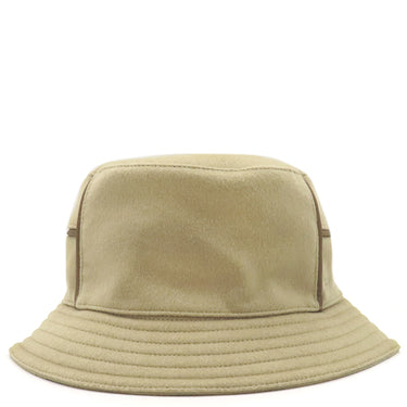 エルメス HERMES ラウル ライン バケットハット ベージュ カシミヤ #59 ハット Ｈロゴ