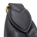 グッチ GUCCI GGマトラッセ 739709 ブラック レザー ショルダーバッグ ゴールド金具 黒 GG