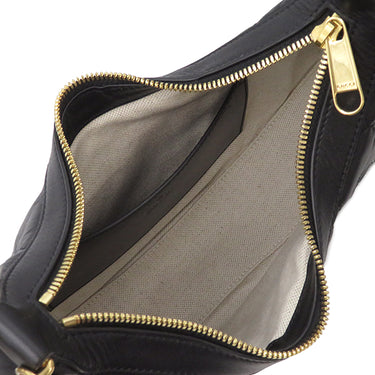 グッチ GUCCI GGマトラッセ 739709 ブラック レザー ショルダーバッグ ゴールド金具 黒 GG