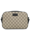 グッチ GUCCI GGスプリーム メッセンジャーバッグ 779880 ベージュxブラック GGスプリームキャンバス レザー ショルダーバッグ シルバー金具