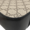 グッチ GUCCI GGスプリーム メッセンジャーバッグ 779880 ベージュxブラック GGスプリームキャンバス レザー ショルダーバッグ シルバー金具