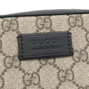 グッチ GUCCI GGスプリーム メッセンジャーバッグ 779880 ベージュxブラック GGスプリームキャンバス レザー ショルダーバッグ シルバー金具