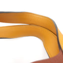 エルメス HERMES ピコタンロックPM タッチ キュイーブル×ジョーヌ トリヨンクレマンス スイフト ハンドバッグ シルバー金具 茶 オレンジ 鍵1本欠品