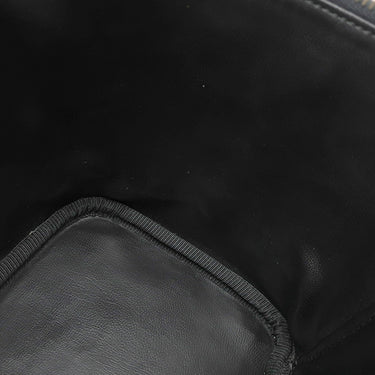 シャネル CHANEL バニティ ブラック レザー キャビアスキン ハンドバッグ ゴールド金具 黒 ココマーク