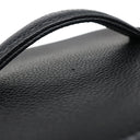 シャネル CHANEL バニティ ブラック レザー キャビアスキン ハンドバッグ ゴールド金具 黒 ココマーク