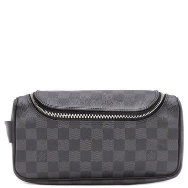ルイヴィトン LOUIS VUITTON トワレ ポーチ N47625 ダミエグラフィット ダミエグラフィットキャンバス ポーチ シルバー金具 黒 ポーチ