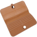 エルメス HERMES ドゴンロング ゴールド トリヨンクレマンス 長財布 シルバー金具 茶