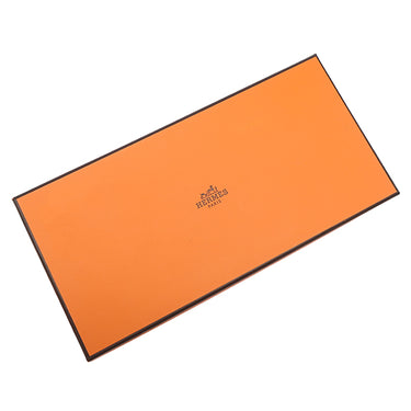 エルメス HERMES ドゴンロング ゴールド トリヨンクレマンス 長財布 シルバー金具 茶