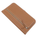 エルメス HERMES ドゴンロング ゴールド トリヨンクレマンス 長財布 シルバー金具 茶