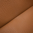 エルメス HERMES ドゴンロング ゴールド トリヨンクレマンス 長財布 シルバー金具 茶