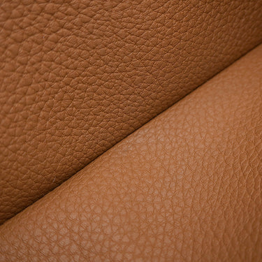 エルメス HERMES ドゴンロング ゴールド トリヨンクレマンス 長財布 シルバー金具 茶