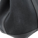 エルメス HERMES ガーデンパーティーTPM ブラック トワルシェブロン ネゴンダ トートバッグ シルバー金具 黒