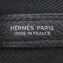 エルメス HERMES ガーデンパーティーTPM ブラック トワルシェブロン ネゴンダ トートバッグ シルバー金具 黒