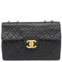 シャネル CHANEL デカマトラッセ A01094 ブラック ラムスキン ショルダーバッグ ゴールド金具 黒 フラップバッグ チェーンショルダー