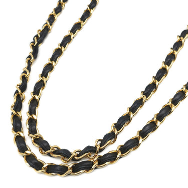 シャネル CHANEL デカマトラッセ A01094 ブラック ラムスキン ショルダーバッグ ゴールド金具 黒 フラップバッグ チェーンショルダー