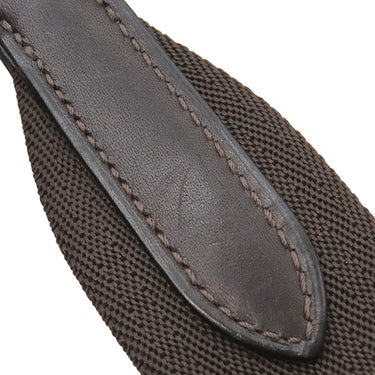 エルメス HERMES サックドパンサージュ グルーム カーキ×オレンジ コットン ポリウレタン ポリアミド 2WAYバッグ シルバー金具 ショルダー トート　