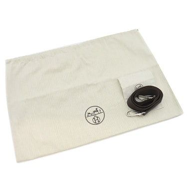 エルメス HERMES サックドパンサージュ グルーム カーキ×オレンジ コットン ポリウレタン ポリアミド 2WAYバッグ シルバー金具 ショルダー トート　