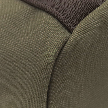 エルメス HERMES サックドパンサージュ グルーム カーキ×オレンジ コットン ポリウレタン ポリアミド 2WAYバッグ シルバー金具 ショルダー トート　