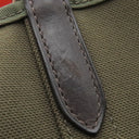 エルメス HERMES サックドパンサージュ グルーム カーキ×オレンジ コットン ポリウレタン ポリアミド 2WAYバッグ シルバー金具 ショルダー トート　