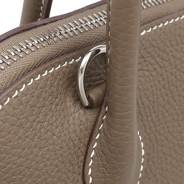 エルメス HERMES ボリード31 エトゥープ トリヨンクレマンス 2WAYバッグ シルバー金具 グレージュ ショルダー
