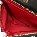 クリスチャンルブタン Christian Louboutin レオパード柄 バックパック ブラック×マルチカラー キャンバス レザー リュック・デイパック ゴールド金具 黒 シルバー ゴールド スタッズ