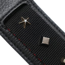 クリスチャンルブタン Christian Louboutin レオパード柄 バックパック ブラック×マルチカラー キャンバス レザー リュック・デイパック ゴールド金具 黒 シルバー ゴールド スタッズ