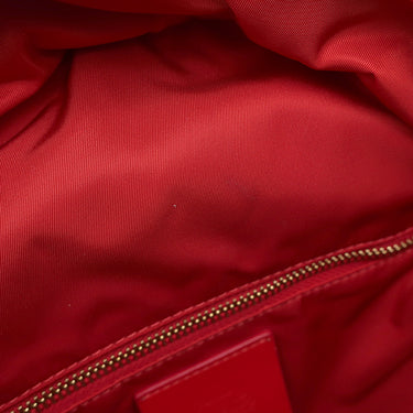 クリスチャンルブタン Christian Louboutin レオパード柄 バックパック ブラック×マルチカラー キャンバス レザー リュック・デイパック ゴールド金具 黒 シルバー ゴールド スタッズ