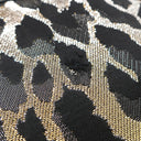 クリスチャンルブタン Christian Louboutin レオパード柄 バックパック ブラック×マルチカラー キャンバス レザー リュック・デイパック ゴールド金具 黒 シルバー ゴールド スタッズ