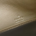 グッチ GUCCI 二つ折り財布 233028 ブラック レザー マイクログッチシマレザー 長財布 シャンパンゴールド金具 マイクログッチシマ ロングウォレット ダブルG ゴールド