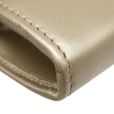 グッチ GUCCI 二つ折り財布 233028 ブラック レザー マイクログッチシマレザー 長財布 シャンパンゴールド金具 マイクログッチシマ ロングウォレット ダブルG ゴールド