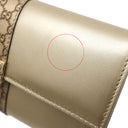 グッチ GUCCI 二つ折り財布 233028 ブラック レザー マイクログッチシマレザー 長財布 シャンパンゴールド金具 マイクログッチシマ ロングウォレット ダブルG ゴールド