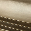 グッチ GUCCI 二つ折り財布 233028 ブラック レザー マイクログッチシマレザー 長財布 シャンパンゴールド金具 マイクログッチシマ ロングウォレット ダブルG ゴールド