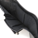 ミュウミュウ MIU MIU マテラッセ ブラック レザー 三つ折り財布 シルバー金具 黒