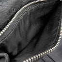 ミュウミュウ MIU MIU マテラッセ ブラック レザー 三つ折り財布 シルバー金具 黒