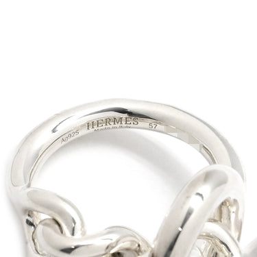 エルメス HERMES クロワゼット GM シルバー シルバー925 #57(JP17) リング 指輪 SV925 AG925 14号