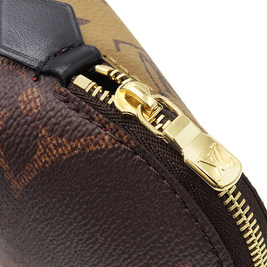 ルイヴィトン LOUIS VUITTON ポシェット コスメティック PM M59086 ブラウン×ベージュ レザー モノグラムリバース ポーチ ゴールド金具 茶 バイカラー モノグラムジャイアント 化粧ポーチ 新品 未使用
